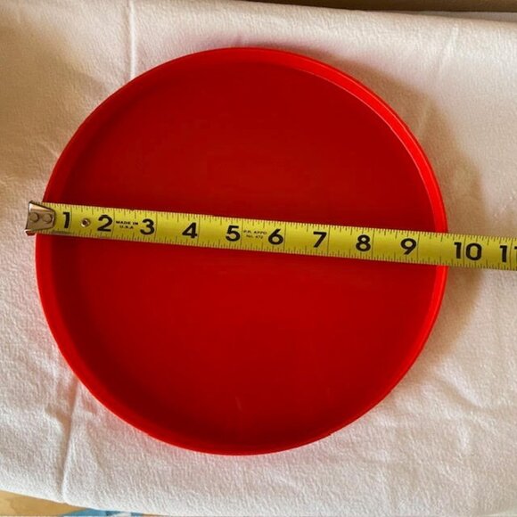 VTG MCM INGRID CHICAGO Party Ball Picnic Camping Set Retro Red Service For 6 - Picture 9 of 16